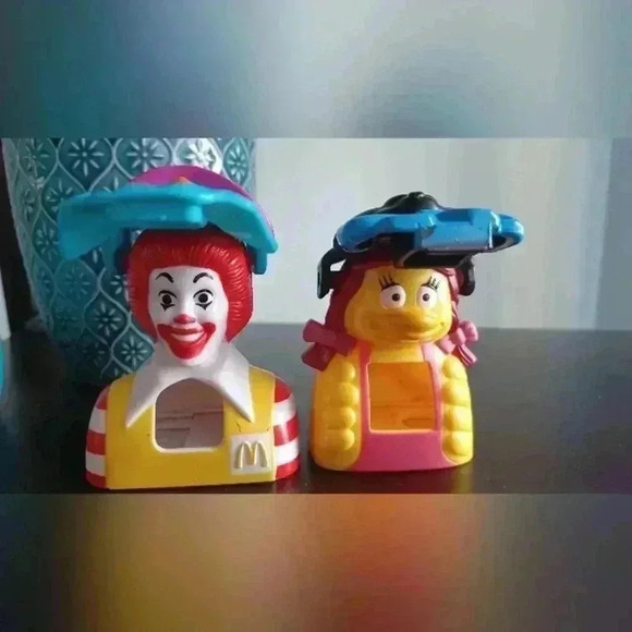 Vintage 1998 Lot of  2 McDonald's Ronald & Birdie Halloween Happy Meal Toys - Picture 5 of 9